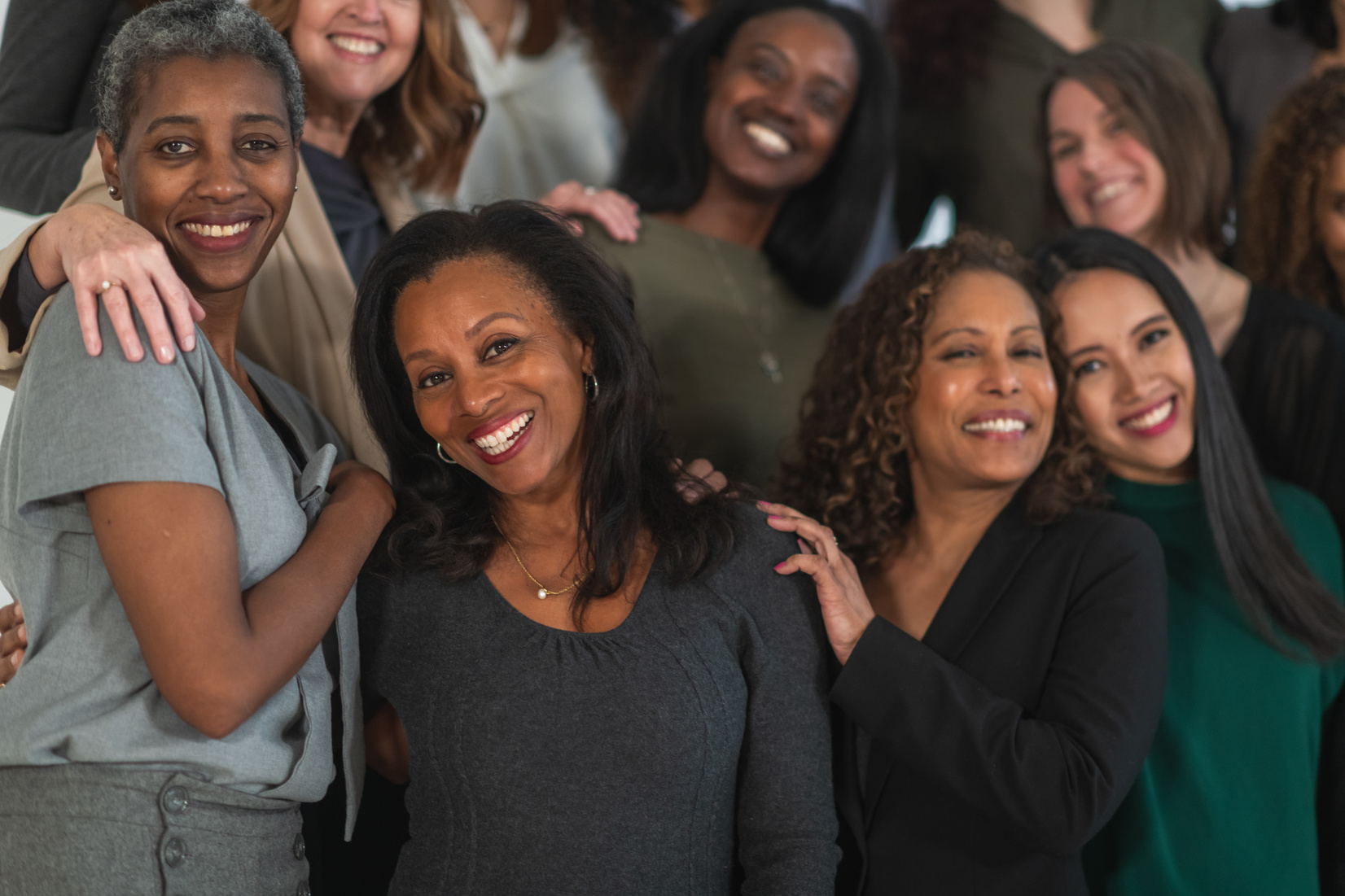 Multi-ethnic group of women